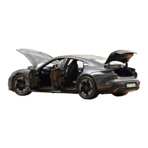 Porsche Taycan Turbo S Slate Grey Neo Norev 1:18 187654 メタル - 画像 2/5