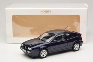 Volkswagen Corrado VR6 Aqua Blue Metallic リミテッドエディション Norev 1:18 188660 メタル - 画像 8/8