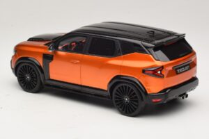 Dacia Duster Mk3 Redust Sport 4x2 Hybrid Metallic Orange Otto 1:18 OT1316 レジン - 画像 5/6