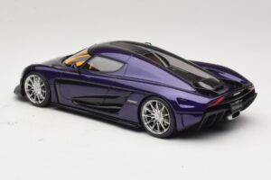 Koenigsegg Regera パープル GT Spirit 1:18 GT973 レジン - 画像 5/6