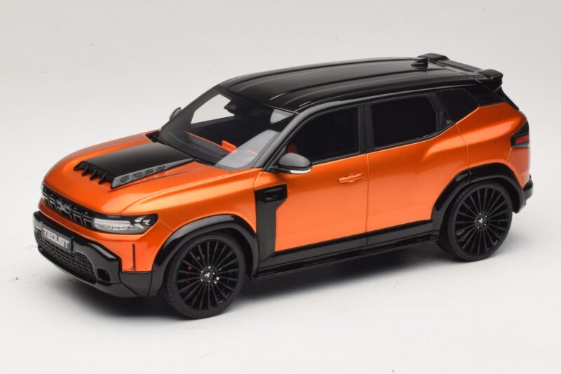 Dacia Duster Mk3 Redust Sport 4x2 Hybrid Metallic Orange Otto 1:18 OT1316 レジン