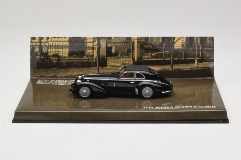 Alfa Romeo 8C 2900B Lungo ブラック Minichamps 1:43 436120421 メタル