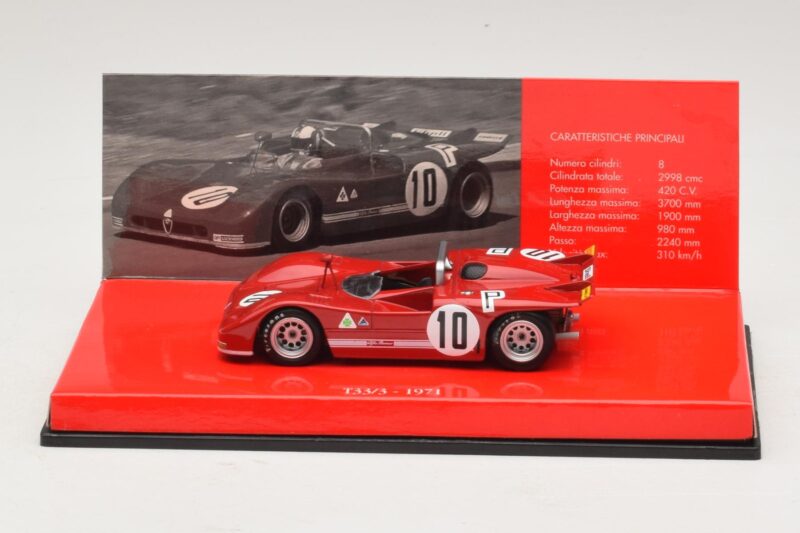 Alfa Romeo T33/3 #10 R. Stommelen / N. Galli ADAC 1000km Nurburgring 1971 Minichamps 1:43 436711210 メタル