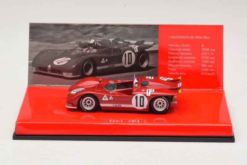 Alfa Romeo T33/3 #10 R. Stommelen / N. Galli ADAC 1000km Nurburgring 1971 外箱なし Minichamps 1:43 436711210-R1 メタル