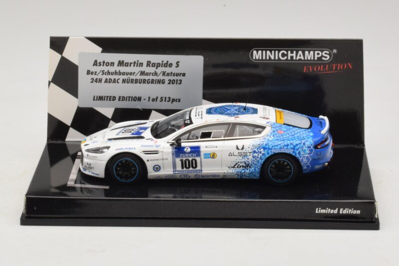 Aston Martin Rapide S #100 Bez / Schubauer 24 Hours of Nurburgring 2013 Minichamps 1:43 437131300 メタル