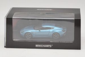 Aston Martin V12 Zagato Alba Blue Minichamps 1:43 437137222 メタル - 画像 5/5