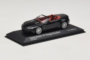 Aston Martin V8 Vantage Roadster ブラックメタリック Minichamps 1:43 400137431 メタル - 画像 2/4