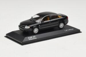 Audi A6 C5 ブラック Minichamps 1:43 430010200 メタル - 画像 2/4
