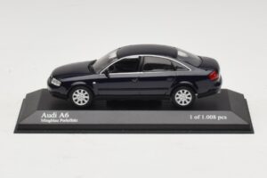 Audi A6 C5 ブルーメタリック Minichamps 1:43 430010201 メタル