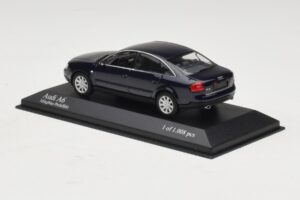 Audi A6 C5 ブルーメタリック Minichamps 1:43 430010201 メタル - 画像 3/4