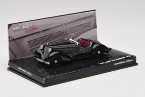 Audi Front 225 Roadster ブラック Minichamps 1:43 437019131 メタル - 画像 2/5