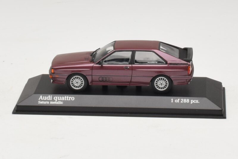 Audi Quattro ブラウンメタリック Minichamps 1:43 430019429 メタル