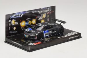 Audi R8 LMS GT3 #100 M. Ekstrom / O. Jarvis Abt Sportsline 24 Hours of Nurburgring 2010 Minichamps 1:43 437101900 メタル - 画像 2/5