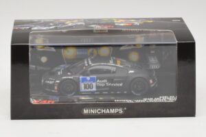 Audi R8 LMS GT3 #100 M. Ekstrom / O. Jarvis Abt Sportsline 24 Hours of Nurburgring 2010 Minichamps 1:43 437101900 メタル - 画像 5/5