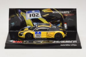 Audi R8 LMS GT3 #102 H-J. Stuck / H. Heyer Black Falcon 24 Hours of Nurburgring 2010 Minichamps 1:43 437101912 メタル