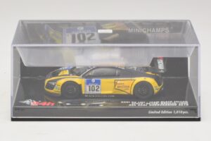 Audi R8 LMS GT3 #102 H-J. Stuck / H. Heyer Black Falcon 24 Hours of Nurburgring 2010 Minichamps 1:43 437101912 メタル - 画像 4/5