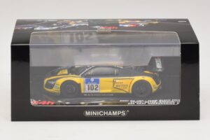 Audi R8 LMS GT3 #102 H-J. Stuck / H. Heyer Black Falcon 24 Hours of Nurburgring 2010 Minichamps 1:43 437101912 メタル - 画像 5/5