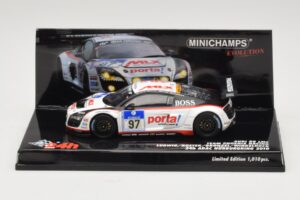 Audi R8 LMS GT3 #97 Phoenix Racing 24 Hours of Nurburgring 2010 Minichamps 1:43 437101997 メタル
