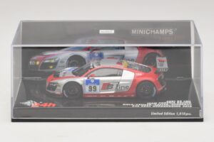 Audi R8 LMS GT3 #99 F. Biela / M. Fassler Phoenix Racing 24 Hours of Nurburgring 2010 Minichamps 1:43 437101999 メタル - 画像 4/5