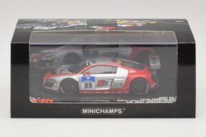 Audi R8 LMS GT3 #99 F. Biela / M. Fassler Phoenix Racing 24 Hours of Nurburgring 2010 Minichamps 1:43 437101999 メタル - 画像 5/5