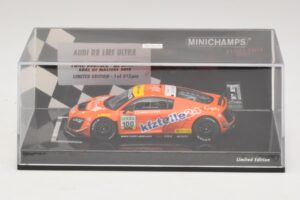Audi R8 LMS Ultra #100 MS Racing Patel / Dobitsch ADAC GT Masters 2013 Minichamps 1:43 437130100 メタル - 画像 4/5