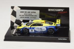 Audi R8 LMS Ultra #16 Busch 24 Hours of Nurburgring 2013 Minichamps 1:43 437130116 メタル