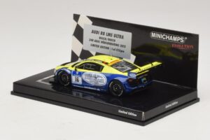 Audi R8 LMS Ultra #16 Busch 24 Hours of Nurburgring 2013 Minichamps 1:43 437130116 メタル - 画像 3/5