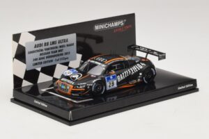 Audi R8 LMS Ultra #29 Team WRT Sandstorm L. Vanthoor 24 Hours of Nurburgring 2013 Minichamps 1:43 437130129 メタル - 画像 2/5