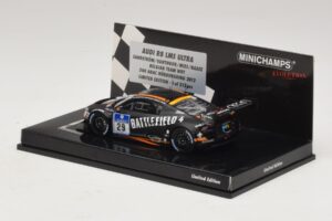 Audi R8 LMS Ultra #29 Team WRT Sandstorm L. Vanthoor 24 Hours of Nurburgring 2013 Minichamps 1:43 437130129 メタル - 画像 3/5