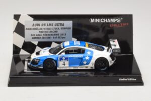 Audi R8 LMS Ultra #4 Phoenix Racing Ammermuller / H-J. Stuck 24 Hours of Nurburgring 2013 Minichamps 1:43 437131304 メタル