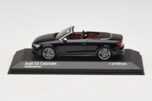 Audi S3 8P カブリオレ ブラック Minichamps 1:43 437013030 メタル