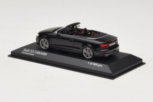 Audi S3 8P カブリオレ ブラック Minichamps 1:43 437013030 メタル - 画像 3/4