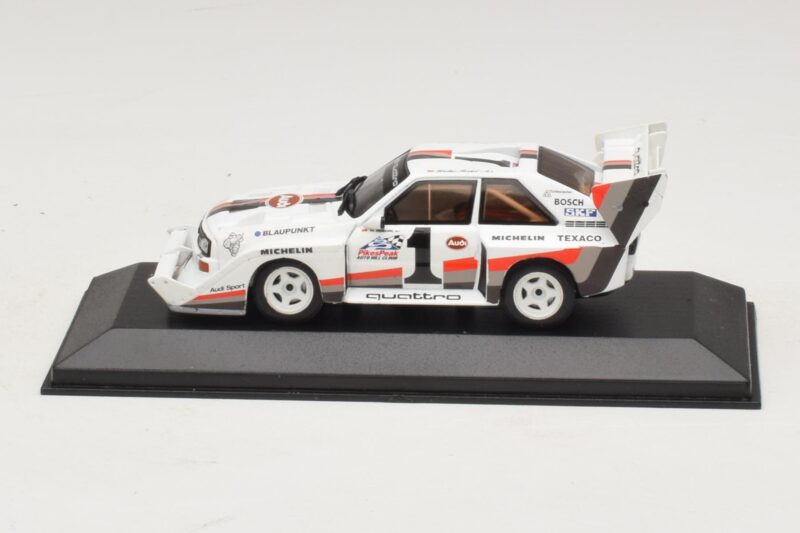 Audi Sport Quattro S1 #1 W. Rohrl Pikes Peak International Hill Climb Winner Record 1987 Minichamps 1:43 410871201 メタル
