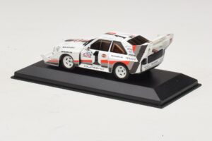 Audi Sport Quattro S1 #1 W. Rohrl Pikes Peak International Hill Climb Winner Record 1987 Minichamps 1:43 410871201 メタル - 画像 3/4