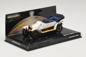 Audi Typ A Phaeton ホワイト ブルー Minichamps 1:43 437019032 メタル - 画像 2/5