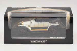 Audi Typ A Phaeton ホワイト ブルー Minichamps 1:43 437019032 メタル - 画像 5/5