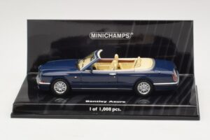 Bentley Azure ブルー Minichamps 1:43 436139931 メタル