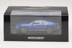 Bentley Continental GT V8 ブルーメタリック Minichamps 1:43 436139982 メタル - 画像 4/4