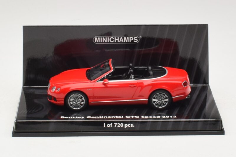 Bentley Continental GTC Speed レッド Minichamps 1:43 436139061 メタル