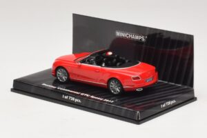 Bentley Continental GTC Speed レッド Minichamps 1:43 436139061 メタル - 画像 3/4