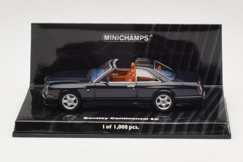 Bentley Continental SC ダークブルー Minichamps 1:43 436139990 メタル