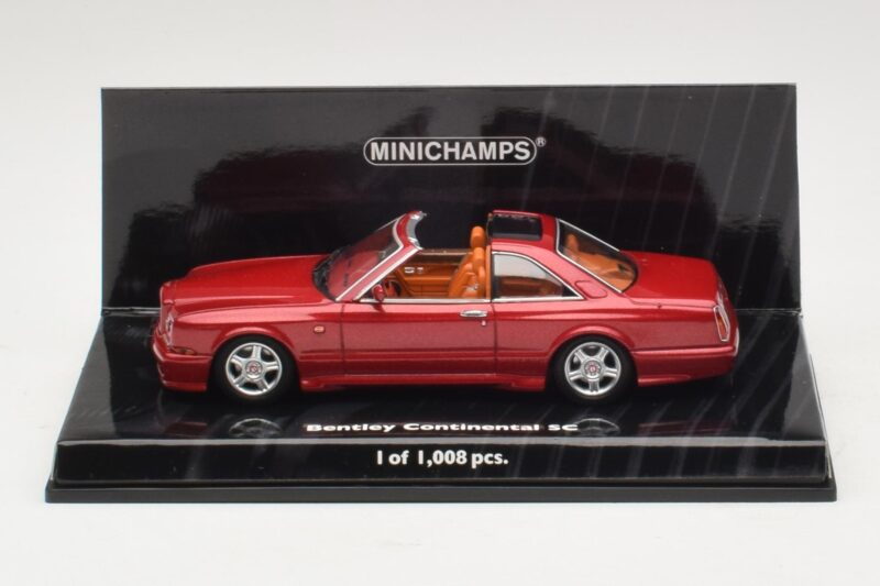Bentley Continental SC レッドメタリック Minichamps 1:43 436139991 メタル