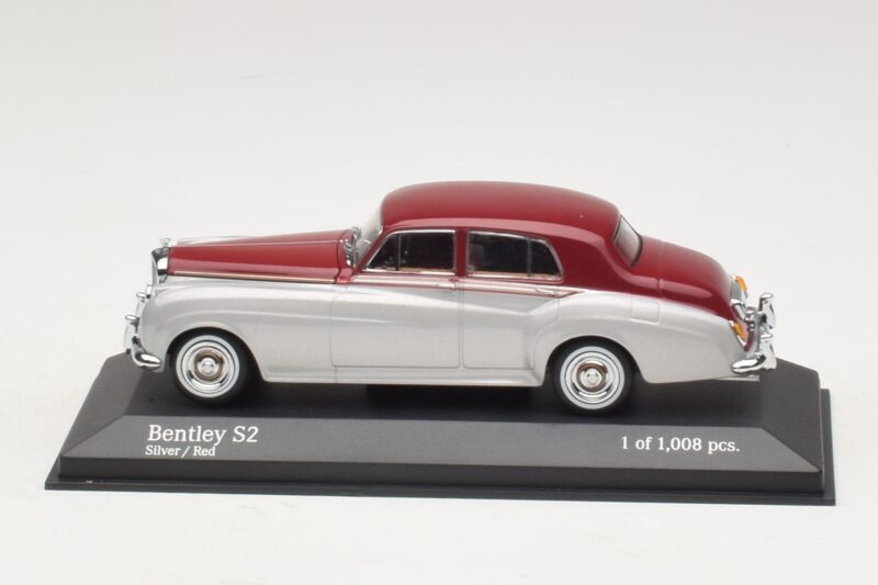 Bentley S2 シルバー レッド Minichamps 1:43 403139953 メタル