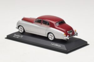 Bentley S2 シルバー レッド Minichamps 1:43 403139953 メタル - 画像 3/4