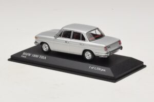 BMW 1800 TI/SA シルバー Minichamps 1:43 400025100 メタル - 画像 3/4