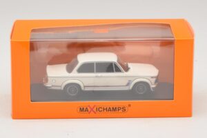 BMW 2002 Turbo ホワイト Maxichamps 1:43 940022201 メタル - 画像 4/4