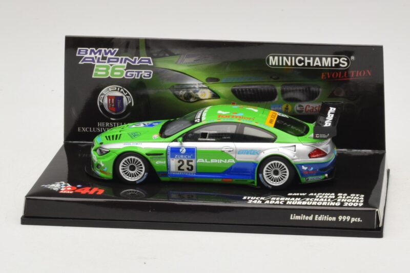 BMW Alpina B6 GT3 #25 24 Hours of Nürburgring 2009 Minichamps 1:43 437092625 メタル