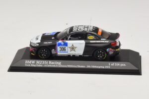 BMW M235i Ring Police Team #306 Carlsson 24 Hours of Nurburgring 2014 Minichamps 1:43 437142406 メタル