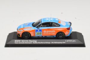 BMW M235i Team Adrenalin #308 Fischer / Zils 24 Hours of Nurburgring 2014 Minichamps 1:43 437142408 メタル