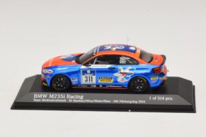 BMW M235i Team Medienkraftwerk #311 Di Martino / Olivo 24 Hours of Nurburgring 2014 Minichamps 1:43 437142411 メタル